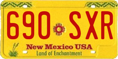 NM license plate 690SXR