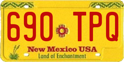 NM license plate 690TPQ