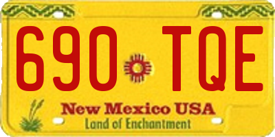 NM license plate 690TQE
