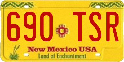 NM license plate 690TSR