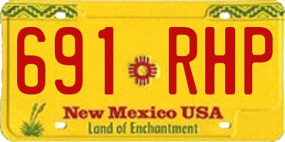 NM license plate 691RHP