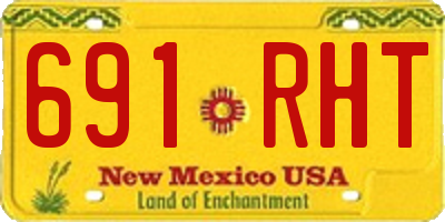 NM license plate 691RHT
