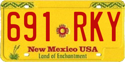 NM license plate 691RKY