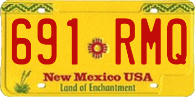 NM license plate 691RMQ
