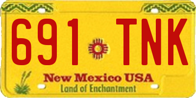NM license plate 691TNK