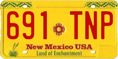 NM license plate 691TNP