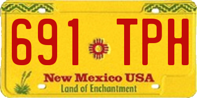 NM license plate 691TPH