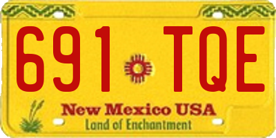 NM license plate 691TQE