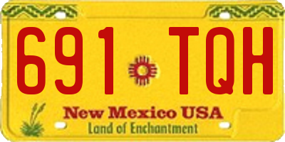 NM license plate 691TQH