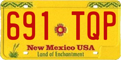 NM license plate 691TQP