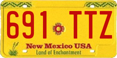NM license plate 691TTZ