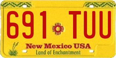NM license plate 691TUU