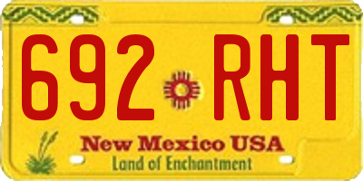 NM license plate 692RHT