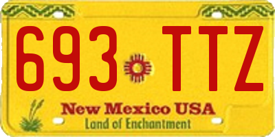 NM license plate 693TTZ