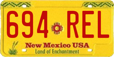 NM license plate 694REL