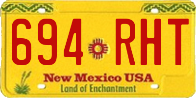 NM license plate 694RHT