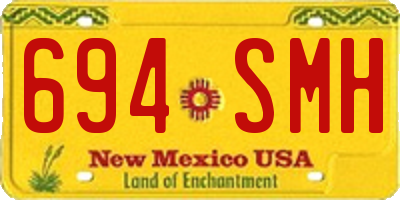 NM license plate 694SMH