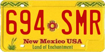 NM license plate 694SMR