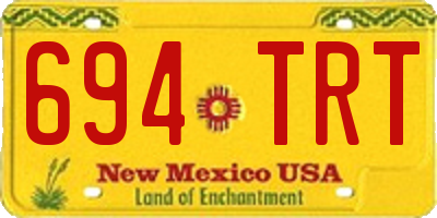NM license plate 694TRT