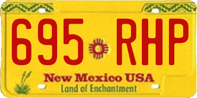 NM license plate 695RHP