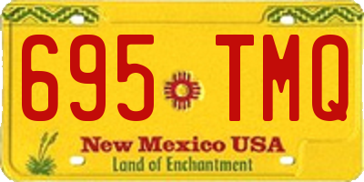 NM license plate 695TMQ