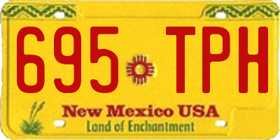 NM license plate 695TPH
