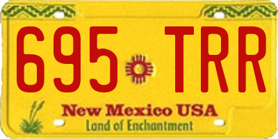 NM license plate 695TRR