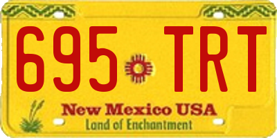 NM license plate 695TRT