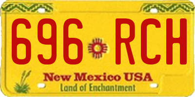NM license plate 696RCH