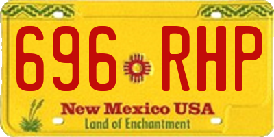 NM license plate 696RHP