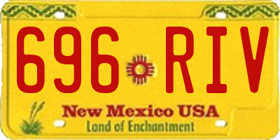 NM license plate 696RIV