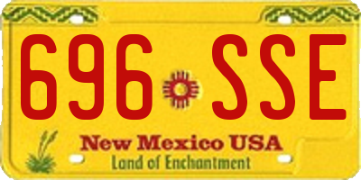 NM license plate 696SSE