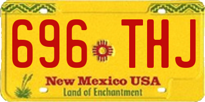NM license plate 696THJ