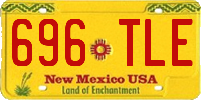 NM license plate 696TLE