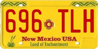 NM license plate 696TLH