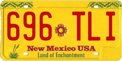 NM license plate 696TLI