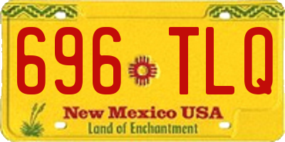 NM license plate 696TLQ