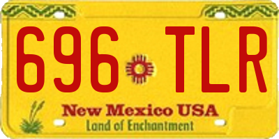 NM license plate 696TLR