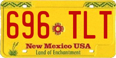 NM license plate 696TLT