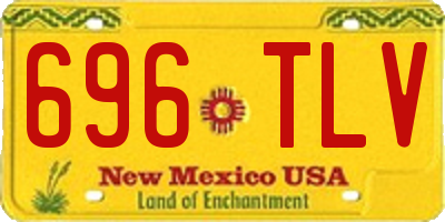 NM license plate 696TLV