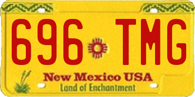 NM license plate 696TMG