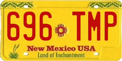 NM license plate 696TMP