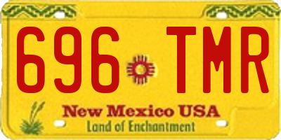 NM license plate 696TMR