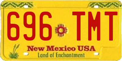 NM license plate 696TMT