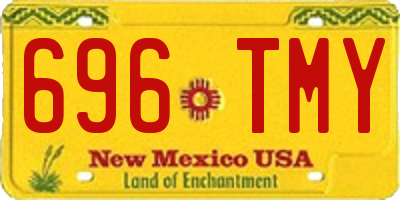 NM license plate 696TMY
