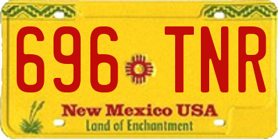 NM license plate 696TNR