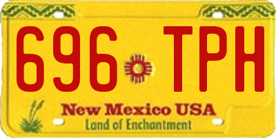 NM license plate 696TPH