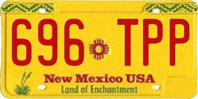 NM license plate 696TPP
