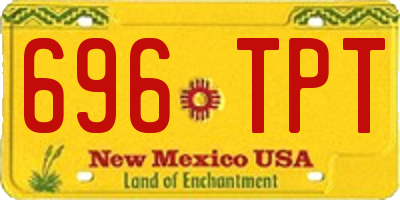 NM license plate 696TPT