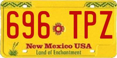 NM license plate 696TPZ